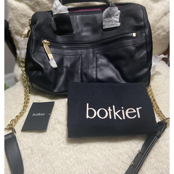 Brand New Botkier Black Leather Handbag - Elegant, Spacious, with Original Tags - Picture 5 of 6